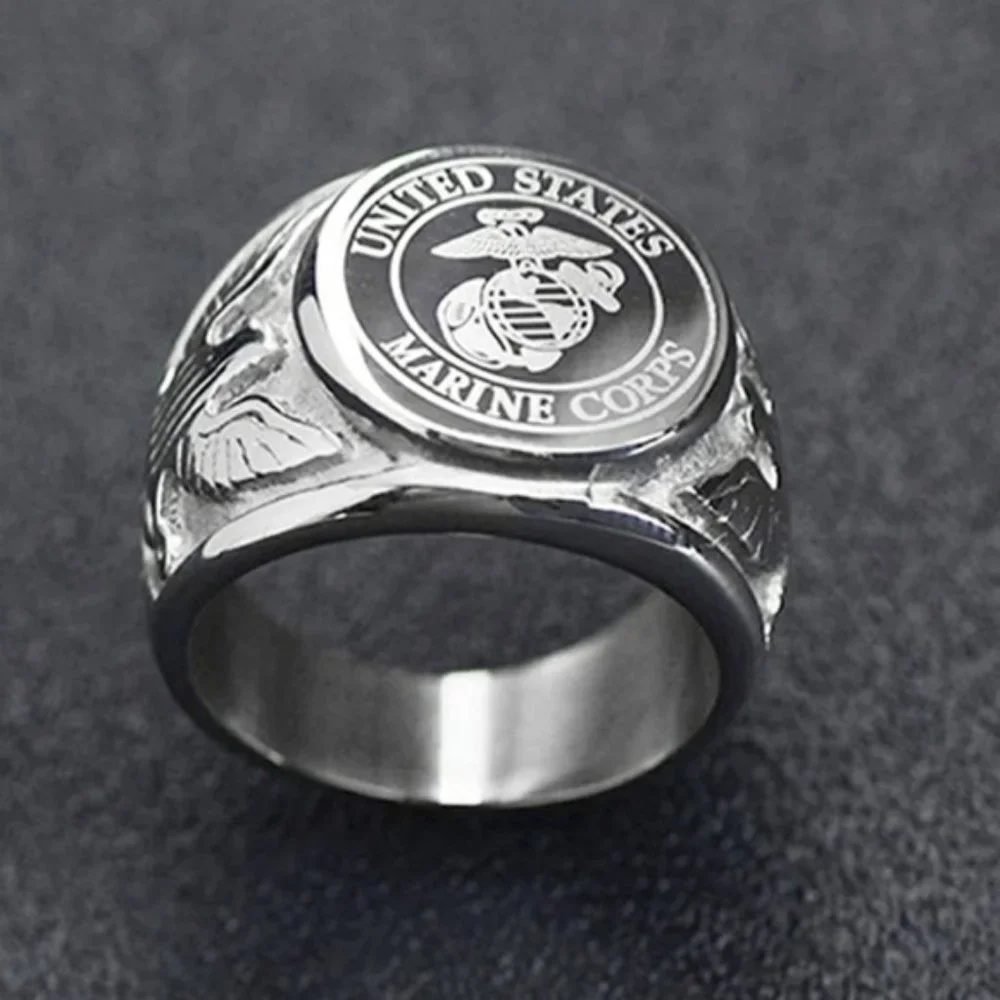 United States MARINE CORPS Signet Ring sz 11